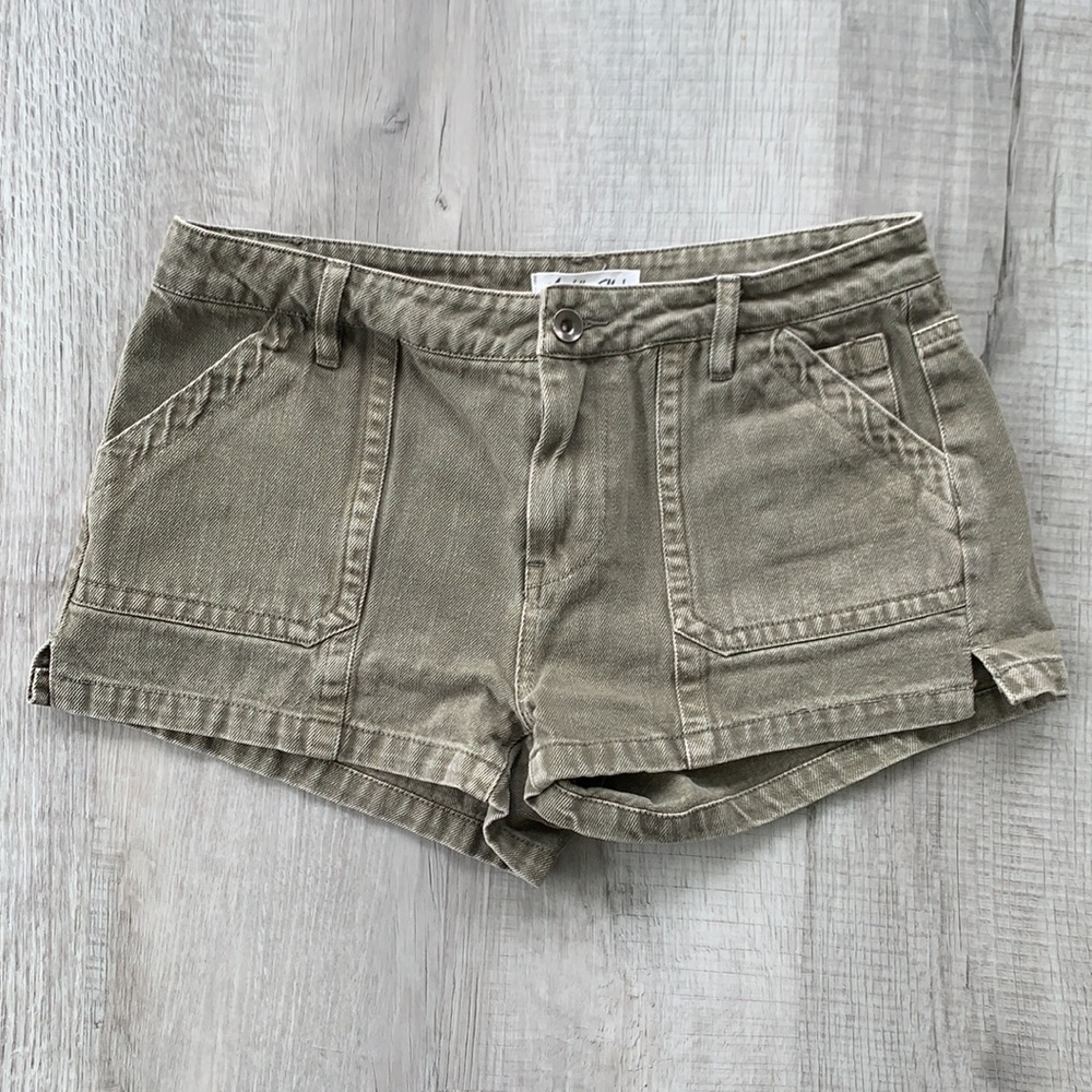 Army Green Short Shorts